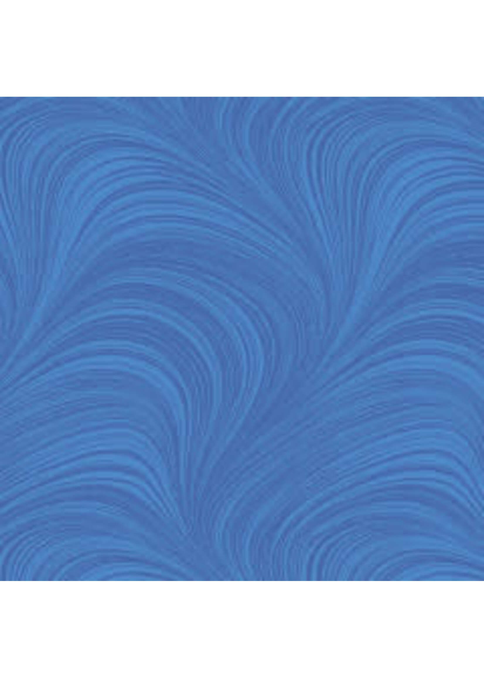 Benartex Studio Wave Texture - Flanel - MedBlue - Coupon - 90 cm x 275 cm