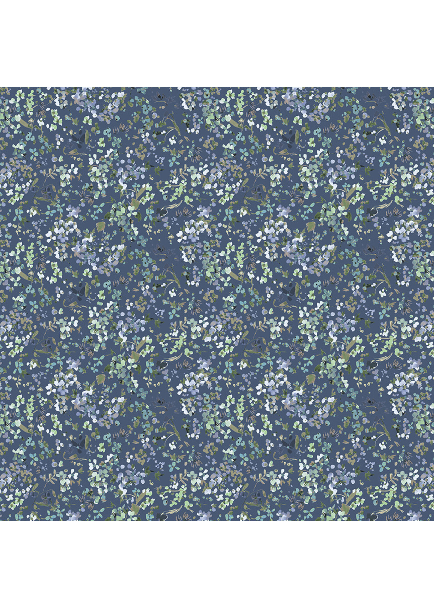 Windham Fabrics Floret - Wildflower - Blue Thistle - 380816