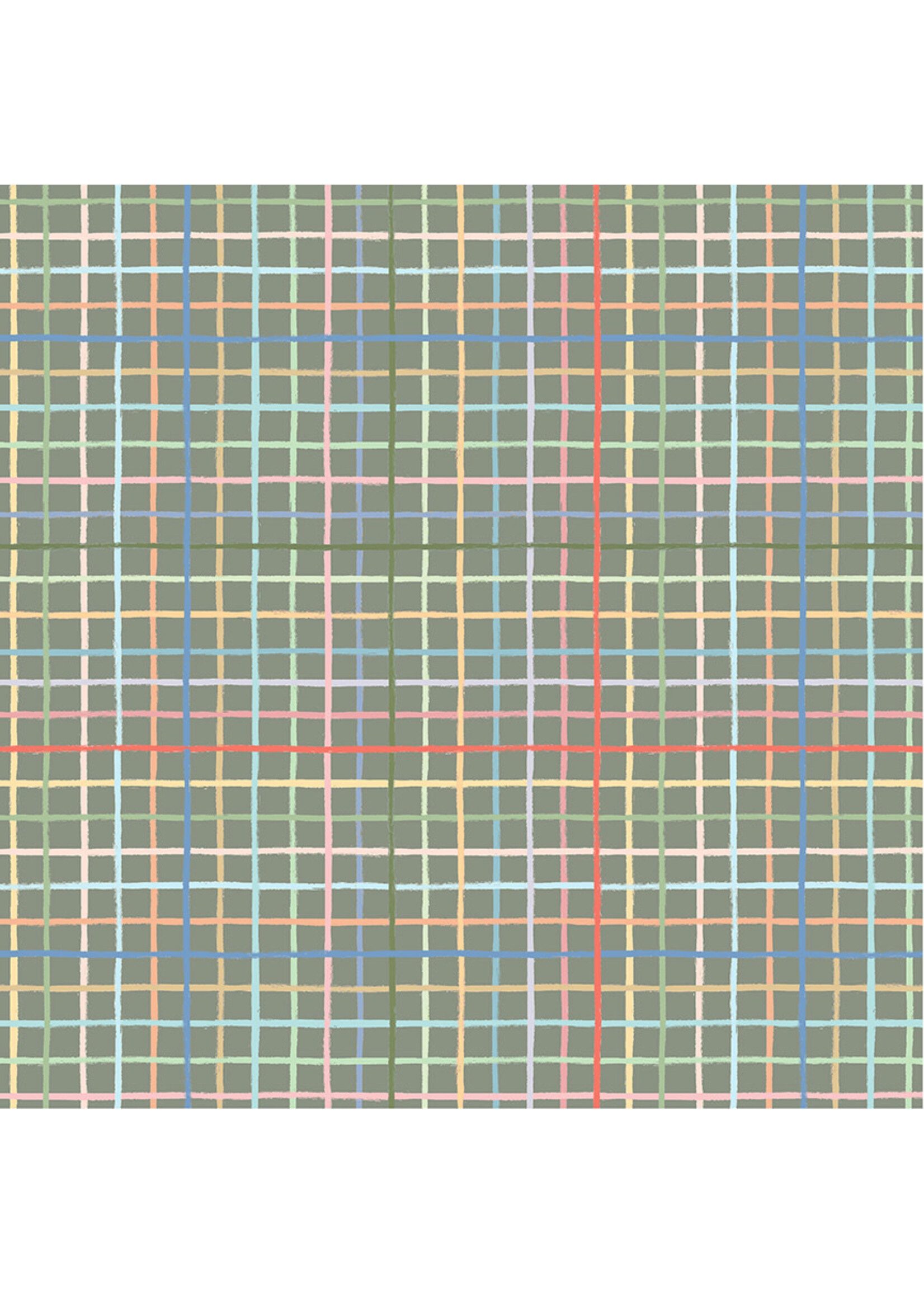 Windham Fabrics Robin - Picnic Blanket - Darke Sage - 8443