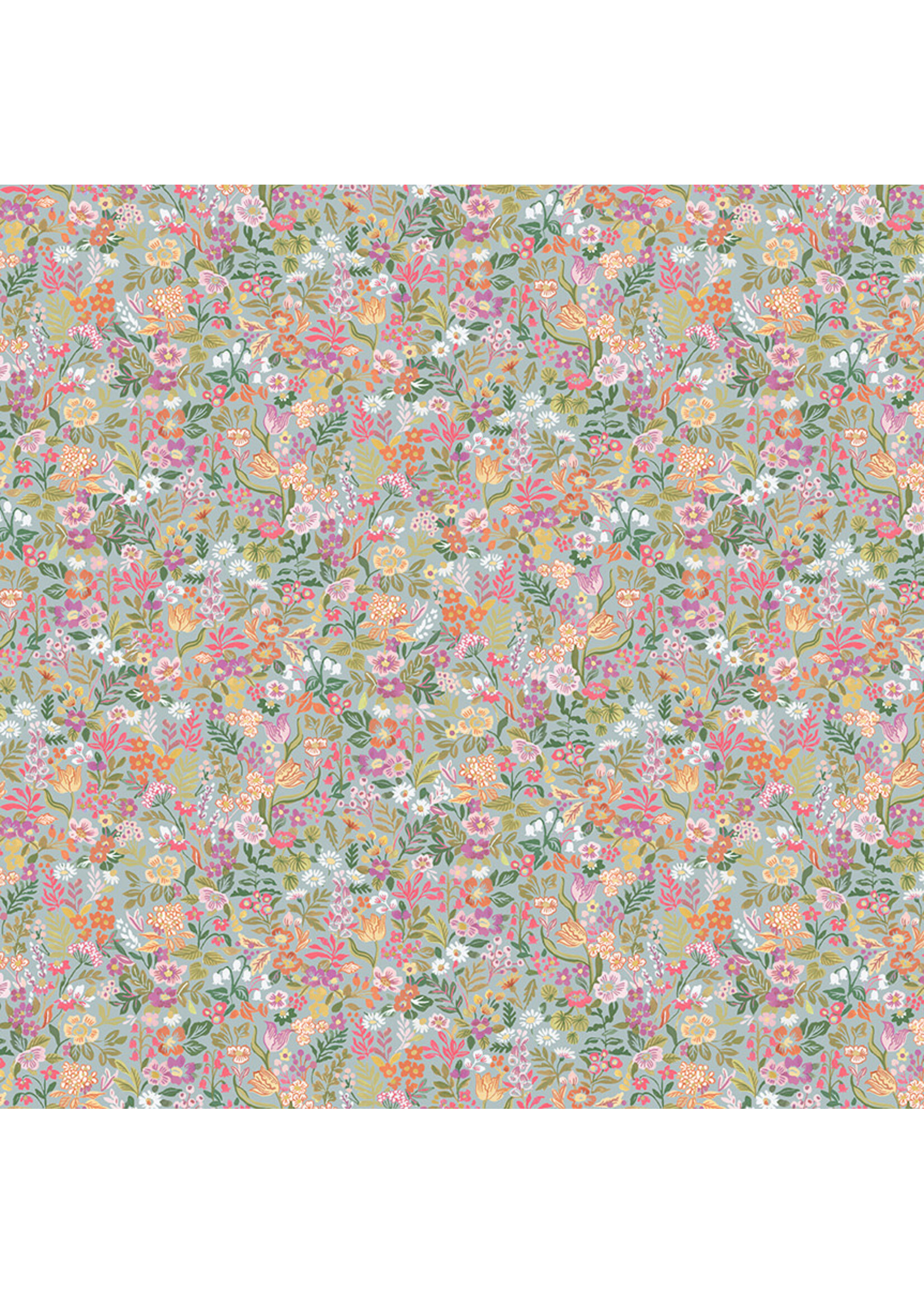 Windham Fabrics Robin - Ditsy Garden - Grey - 84310