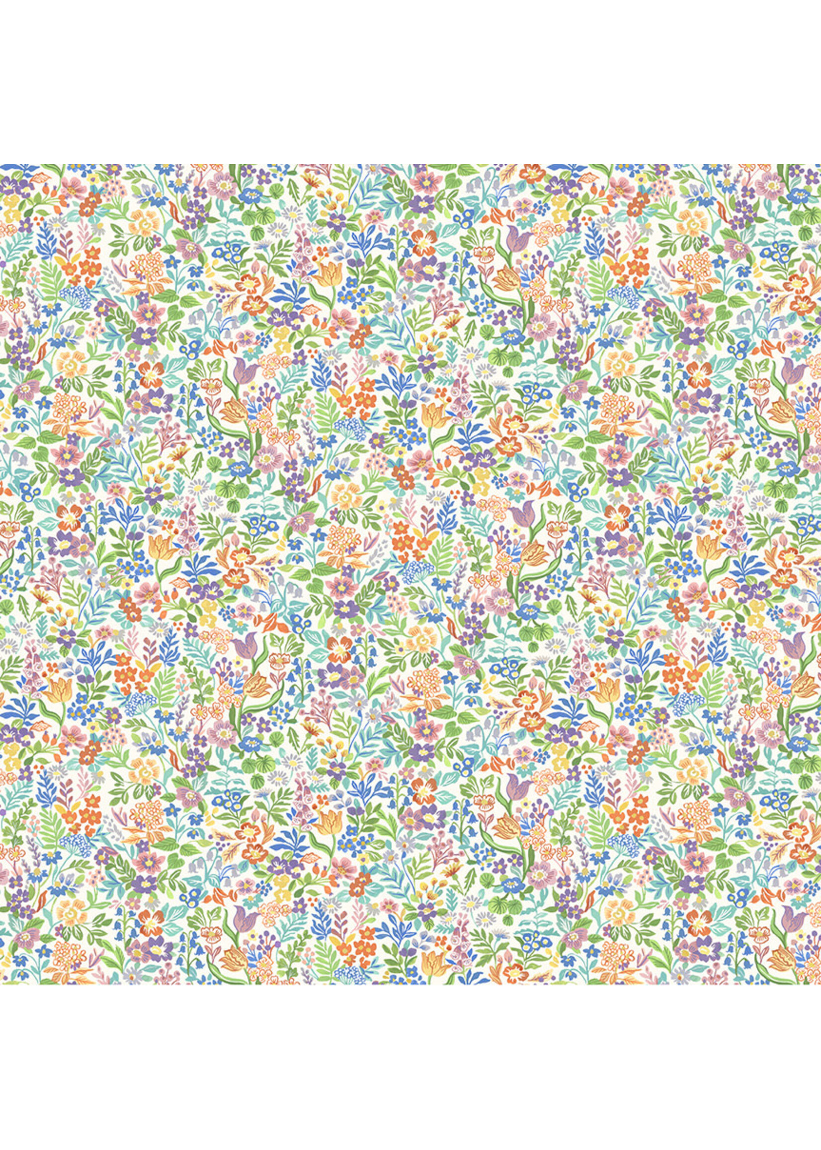 Windham Fabrics Robin - Ditsy Garden - Ivory - 8431