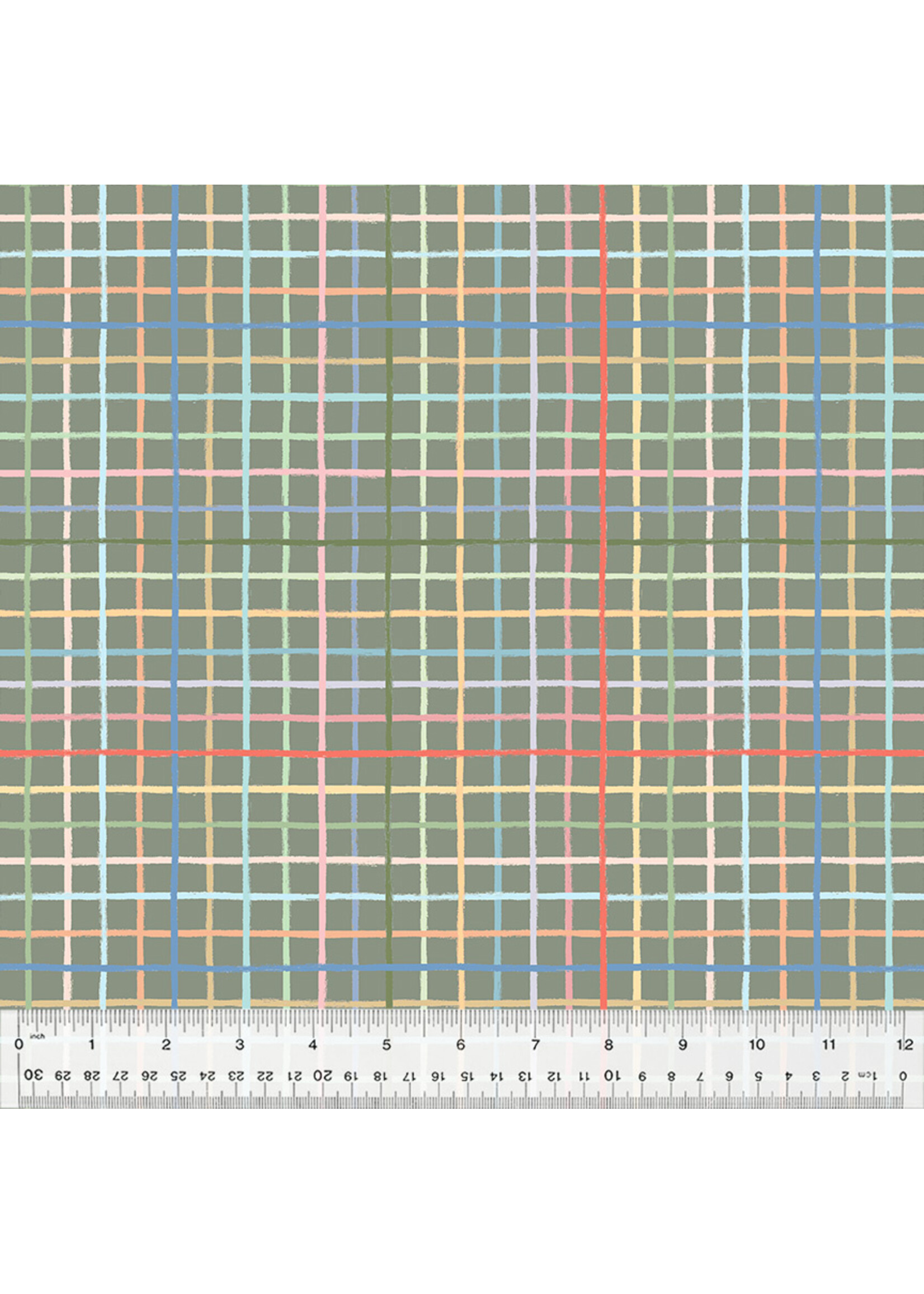 Windham Fabrics Robin - Picnic Blanket - Darke Sage - 8443