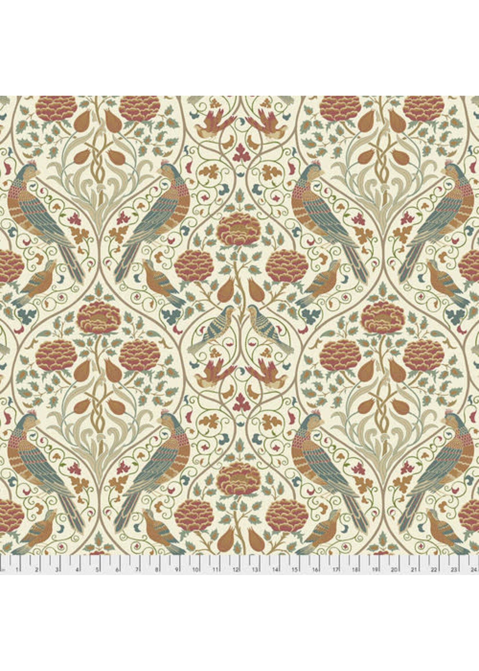 Free Spirit Fabrics The Original Morris - Seasons by May Large - Linen - 045