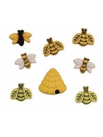 Buttons Galore Knopen - Butterflies & Bugs - Buzzin' around