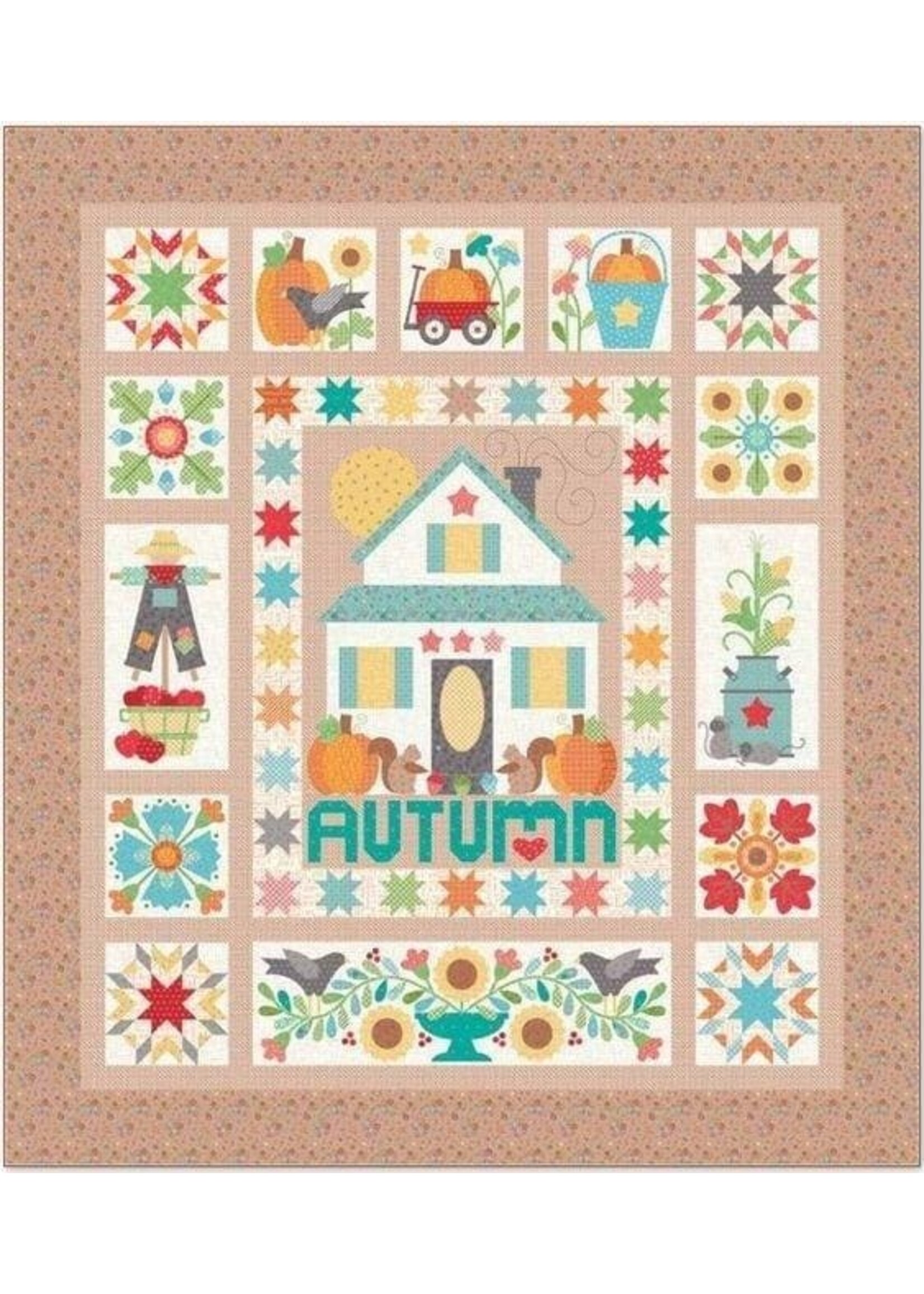 Riley Blake Designs Lori Holt - Templates - Autumn Love - 34 stuks