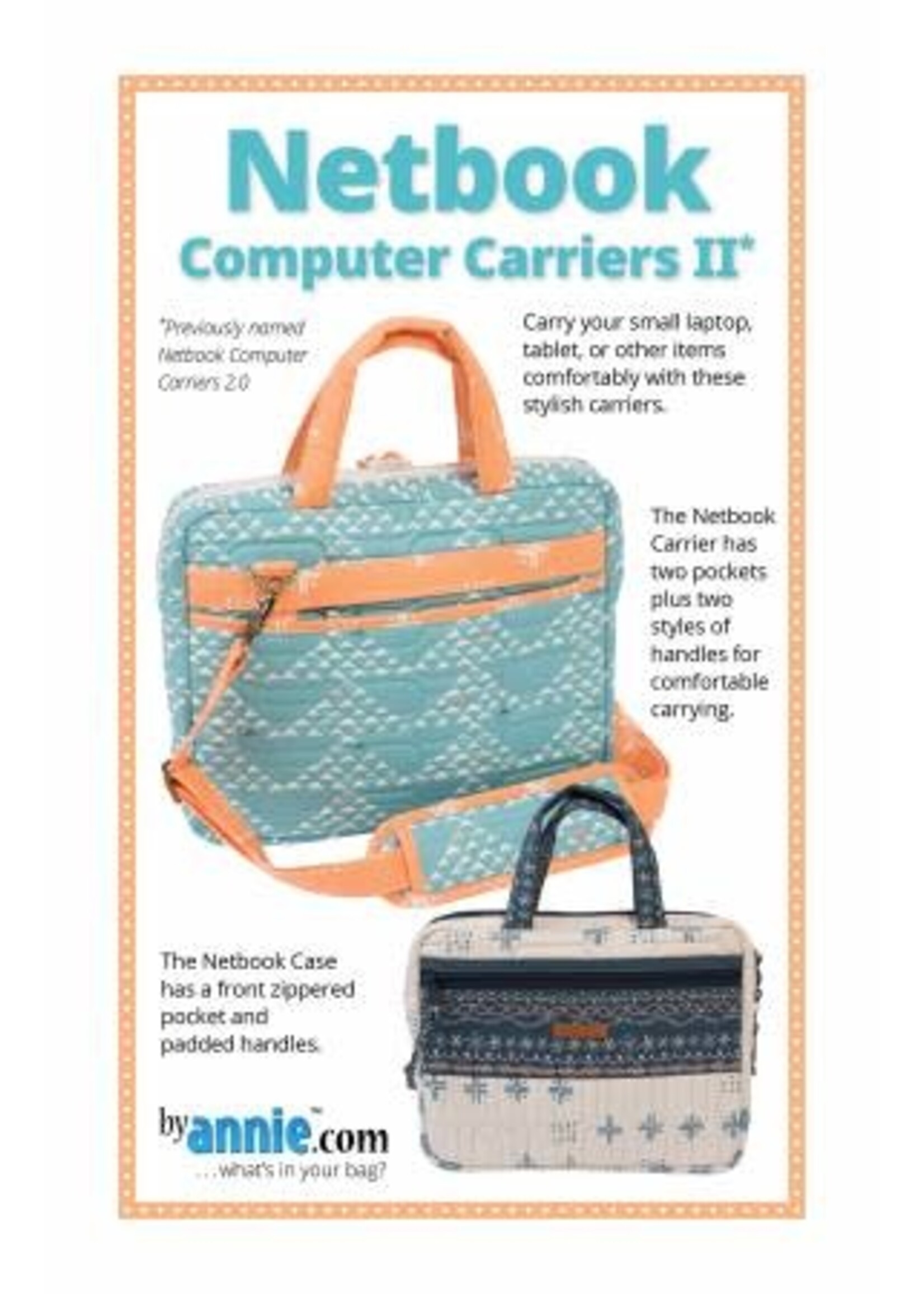 By Annie Patroon Tas - Netbook - Computer Carriers II - Laptoptas