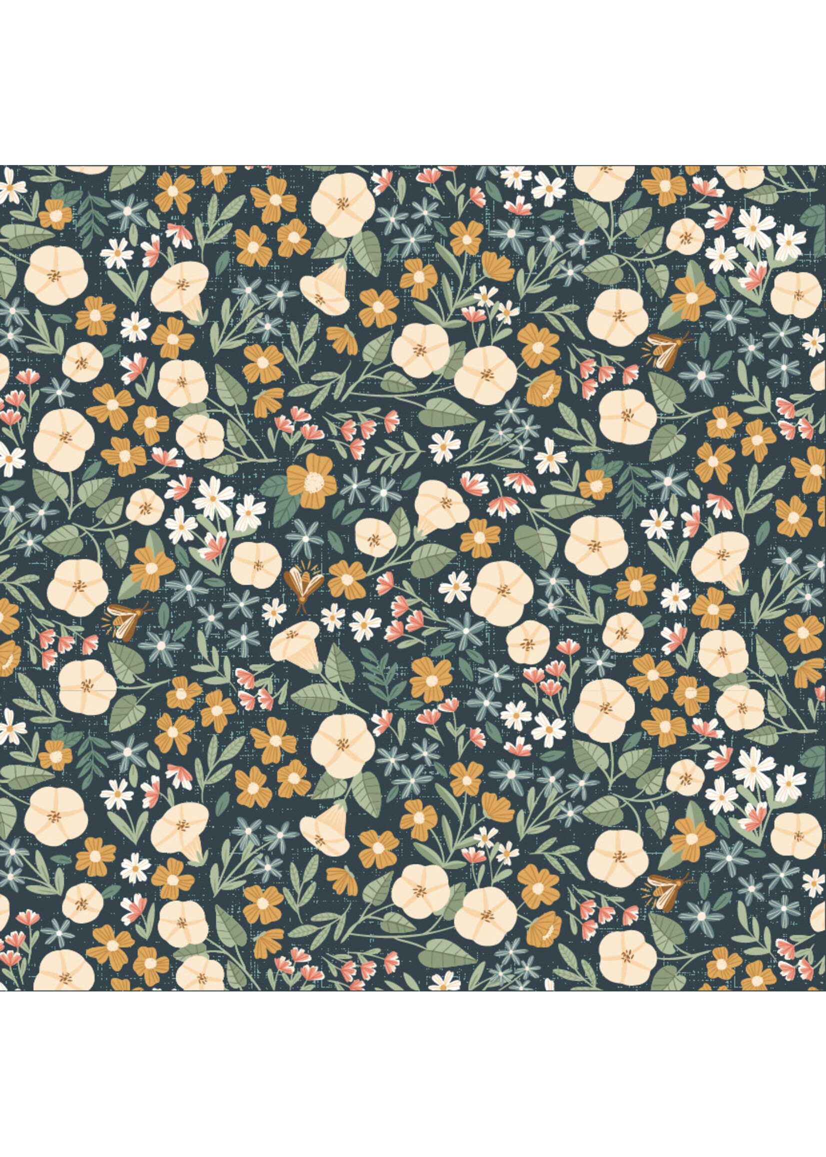 Poppie Cotton Poppie Cotton - Moonbeam Dreams - Moon Garden - Night - 23869