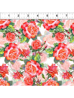 In The Beginning Decoupage - Roses - Red -17DC1