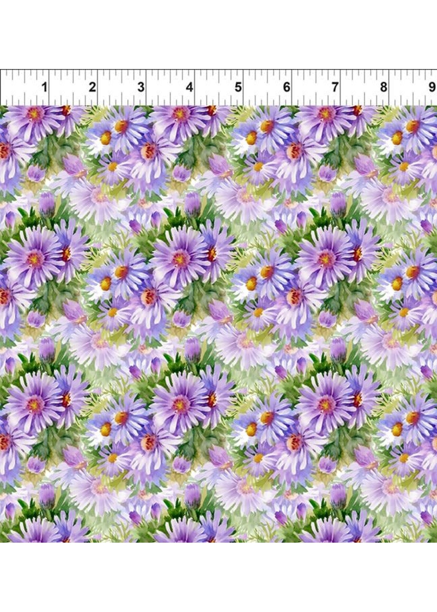 In The Beginning Decoupage - Daisies - Lavender - 13DC1