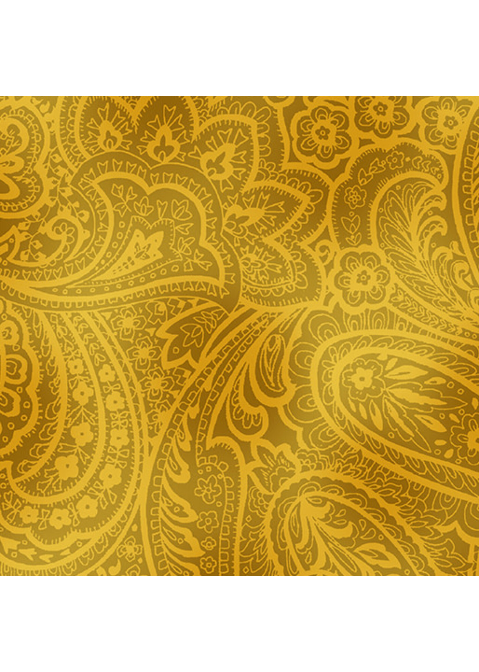 Benartex Studio Radiant Paisley 108 - Butternut - 47W33