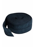 By Annie Biaisband/Fold over Elastic - 3/4 inch x 2 yard - Navy