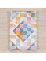 Laundry Basket Quilts Keukendoek - Nine Patch - Microvezel Wafel - 16 "x 24"