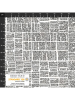 Stof Fabrics Black and White Notes - 4502-609