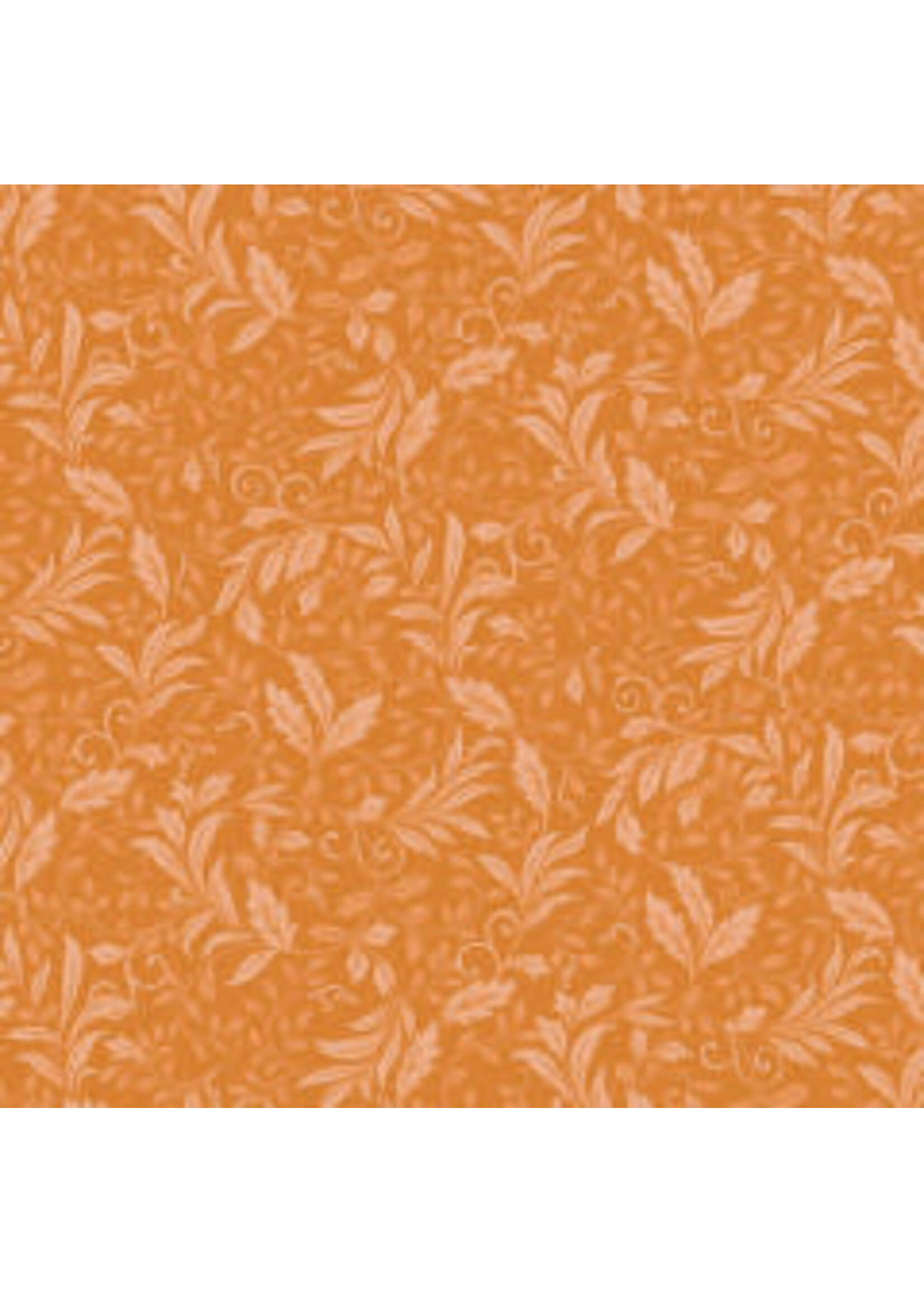 Benartex Studio Autumn Elegance - Garden Vine - Medium Tangerine - Coupon - 80 cm x 110 cm