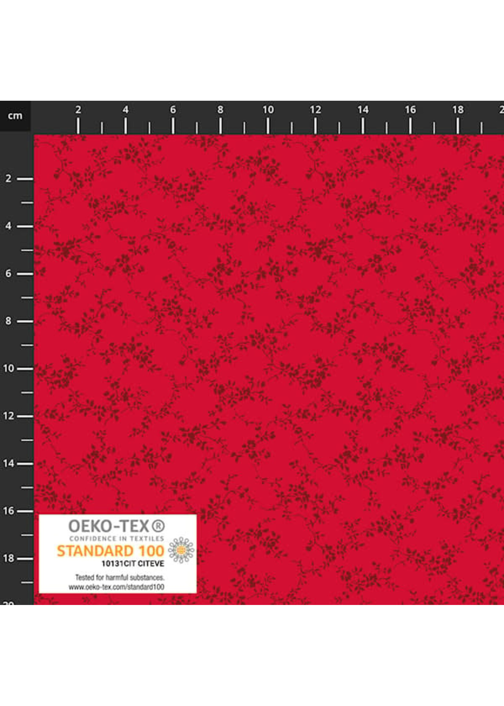 Stof Fabrics Basic Red - Twigs - 4502-406