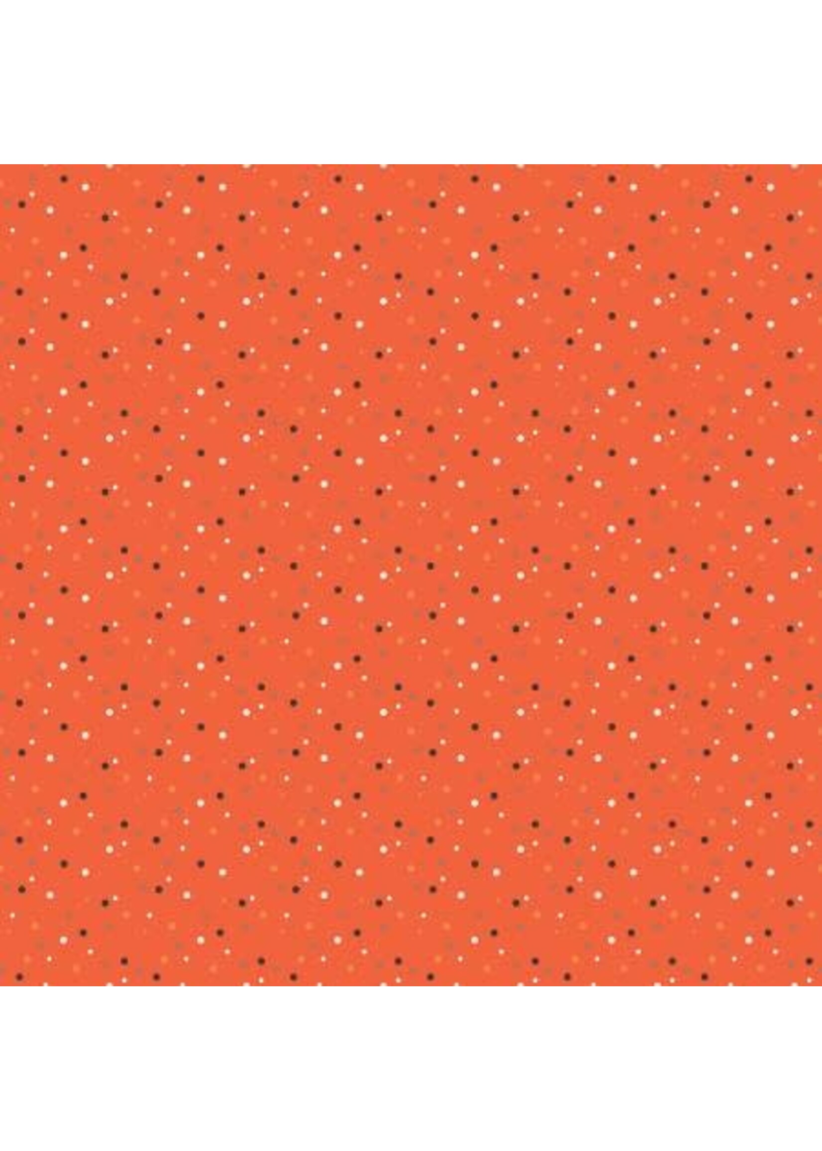 Riley Blake Designs Hey Bootiful Dots - Persimmon - 13135