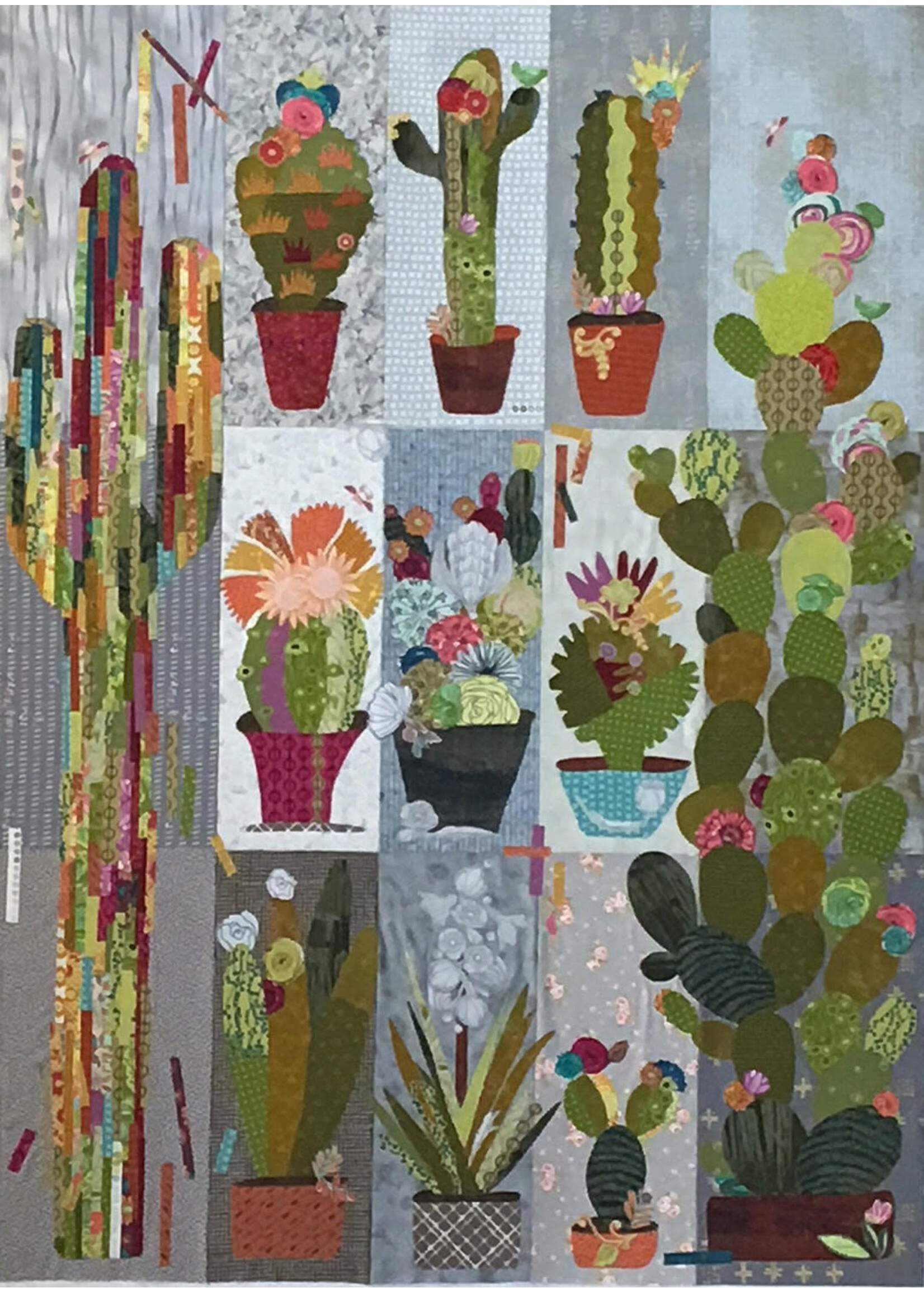Laura Heine Patroon Collage - Collage Cactus Sampler