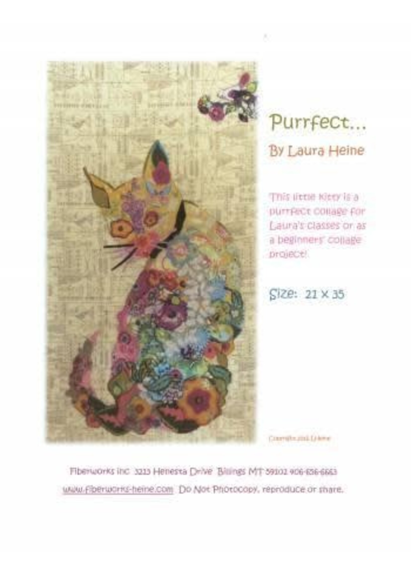 Laura Heine Patroon Collage - Purrfect
