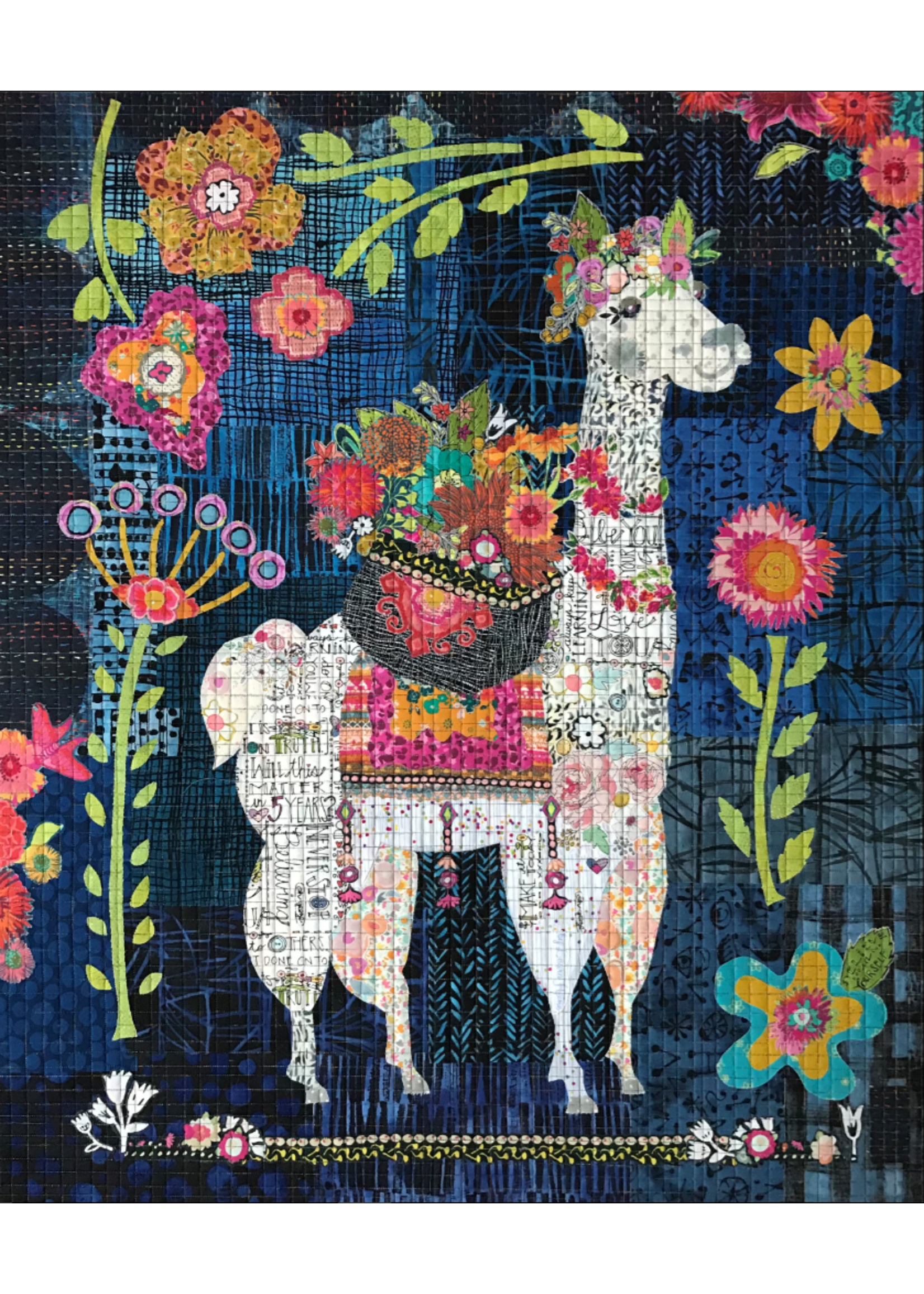 Laura Heine Patroon Collage - Indie - The Llama