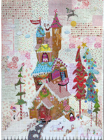 Laura Heine Patroon Collage - Gingerbread House