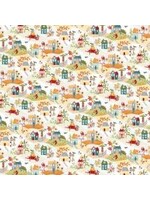 Benartex Studio Wander Lane - Autumn Wander Lane - Multi - Coupon - 90 cm x 110 cm