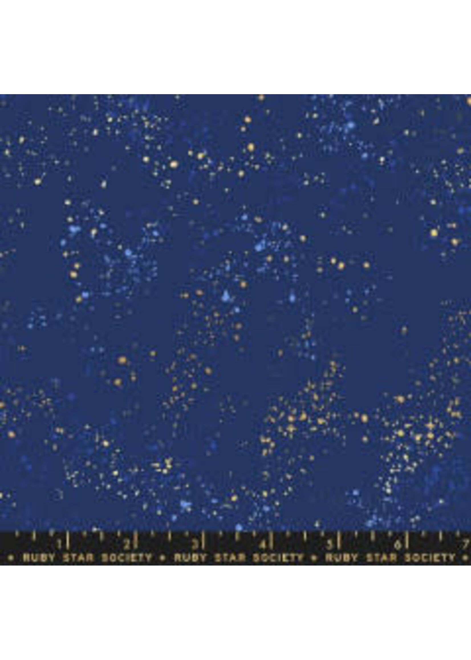 Moda Fabrics Speckled - Ruby Star - Navy - Coupon - 95 cm x 275 cm