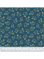 Windham Fabrics Clover & Dot - Clover - Dark Blue - 538632