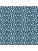 Windham Fabrics Clover & Dot - Bee - Denim - 538624