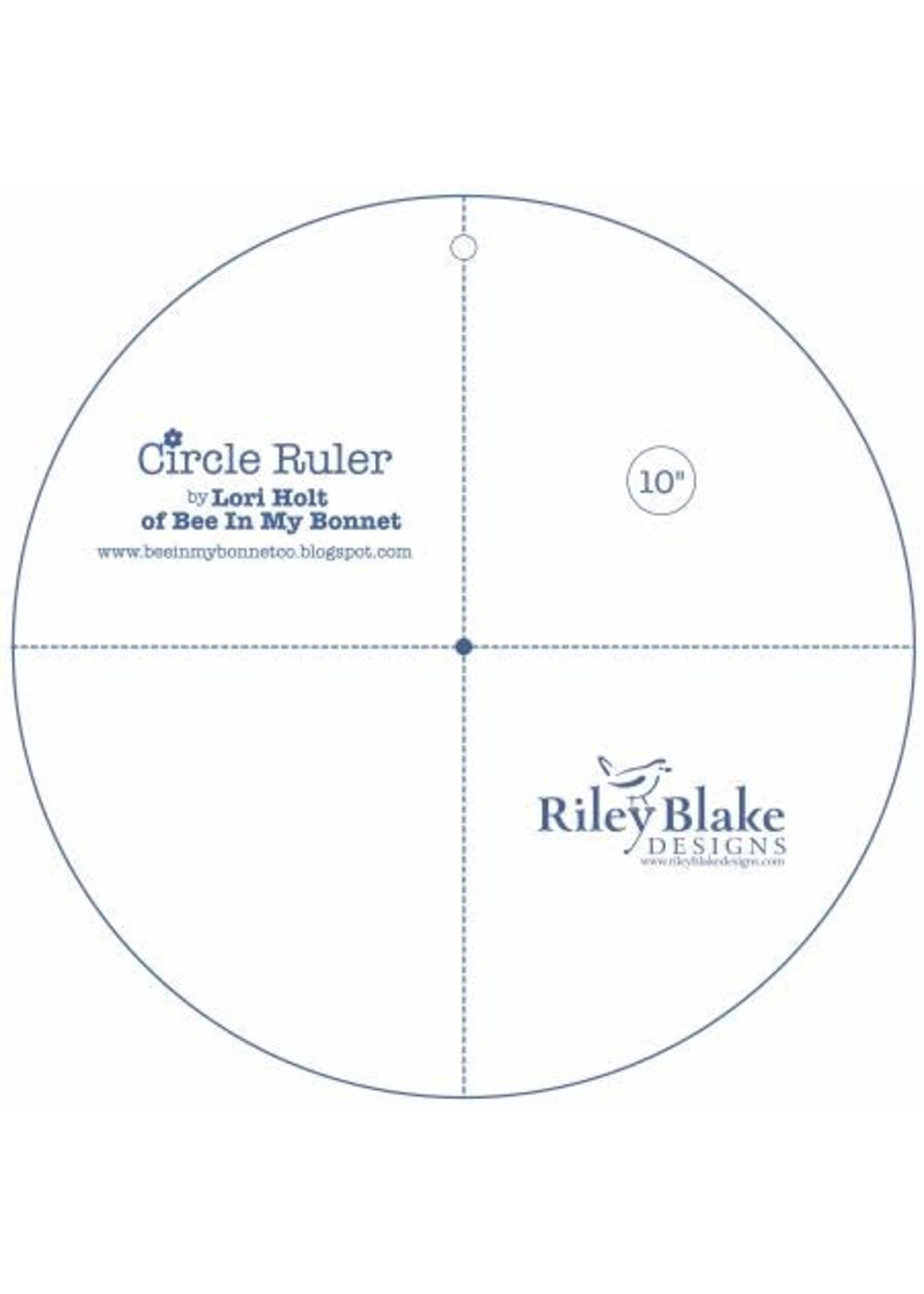 Riley Blake Designs Lori Holt - Circle Ruler - 10 inch