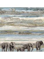 Northcott New Dawn - Elephant - Coupon - 125 cm x 110 cm