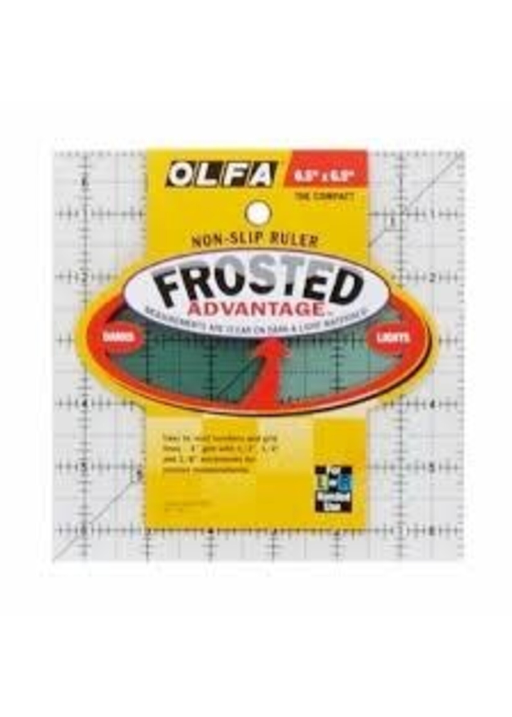 Olfa Liniaal - Frosted - Square - 6,5 inch