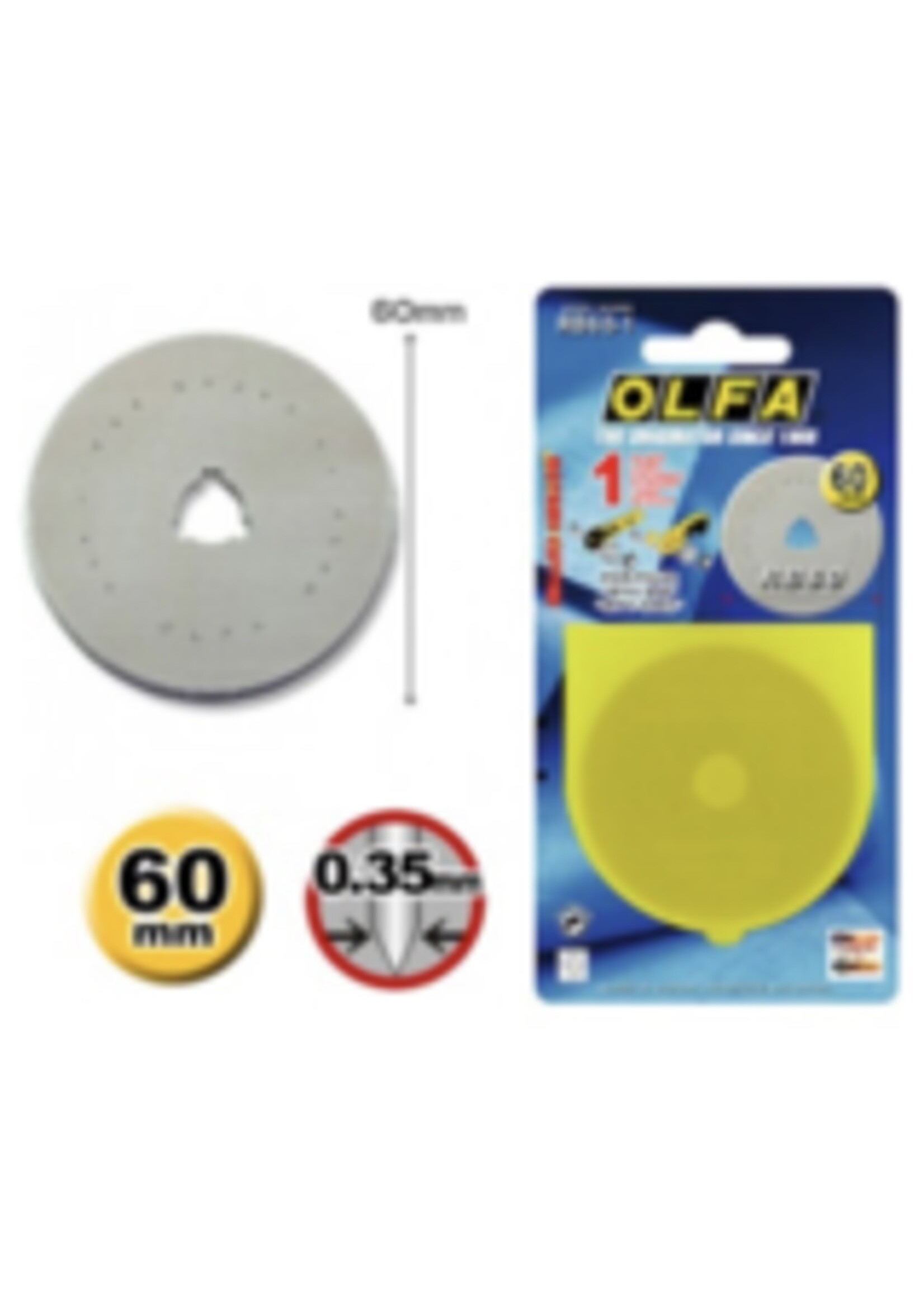 Olfa Rolmes - Navulling - 60 mm - RB60-1