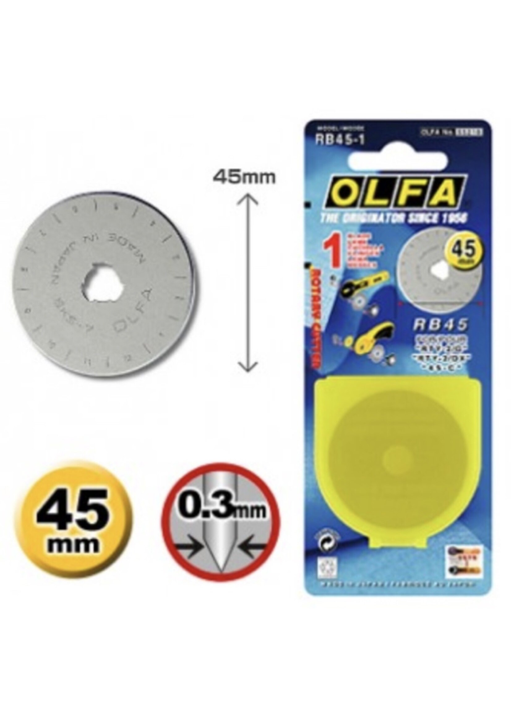 Olfa Rolmes - Navulling - 45 mm  RB45-1