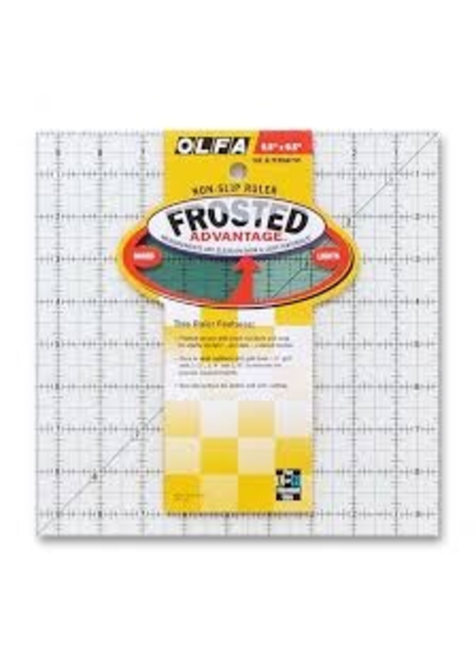 Olfa Liniaal - Frosted - Square - 9,5 inch