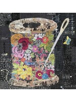 Laura Heine Patroon Collage - Spool Of Flowers