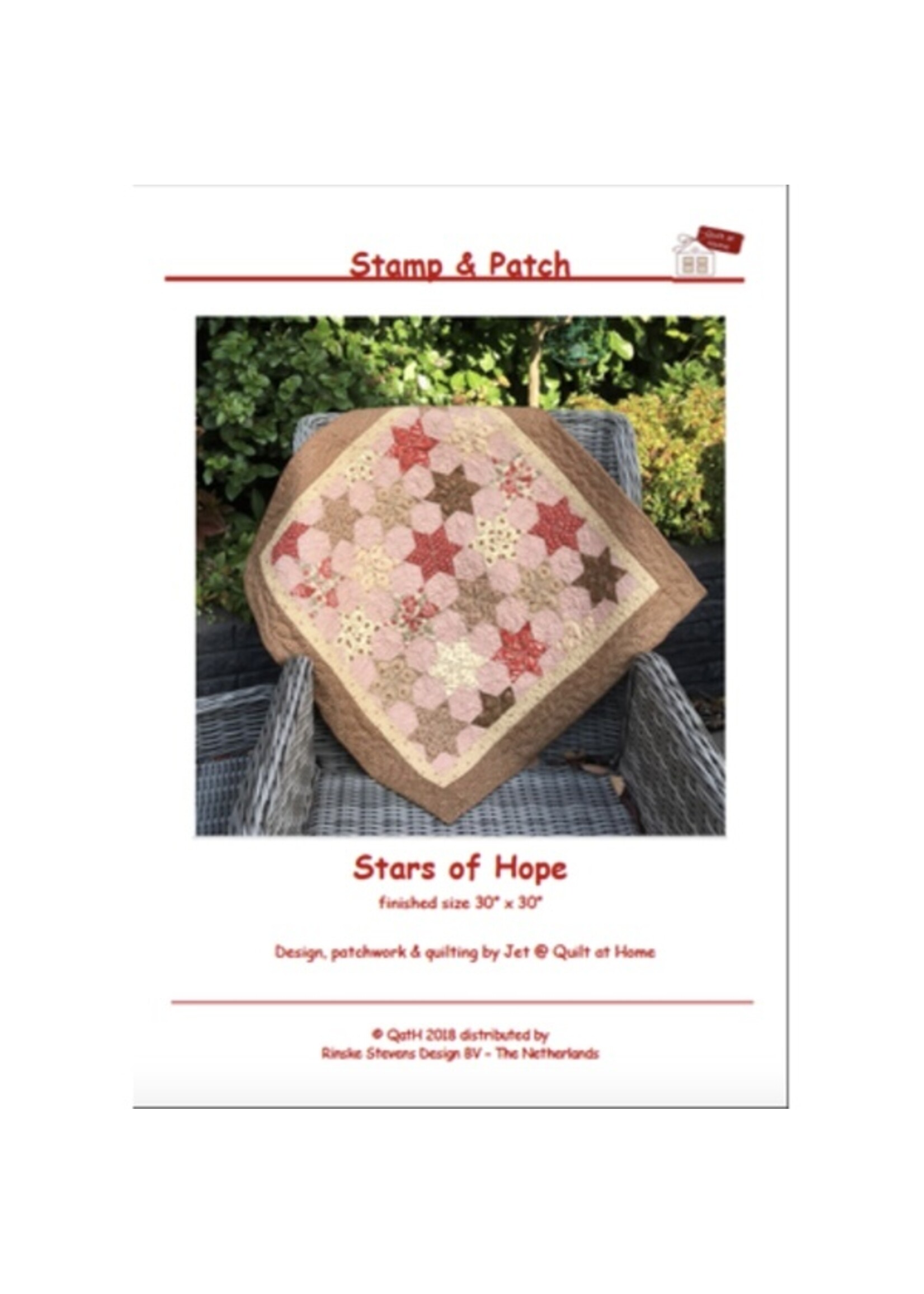 Stamp & Patch Stars of Hope - Jet@Quilt at Home