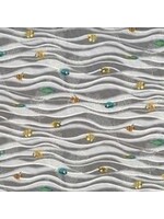 Michael Miller Fishtopia - Waves - Grey