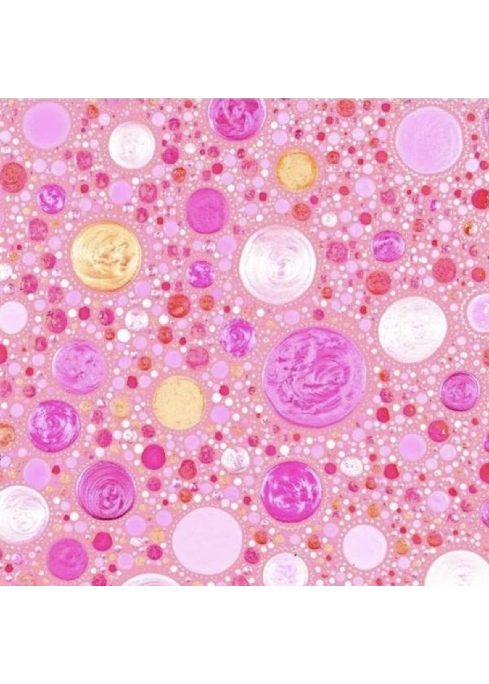 P&B Textiles Mindful Mandalas - Stones - Pink
