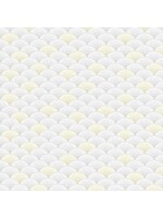 Stof Fabrics Mixed Metals - White