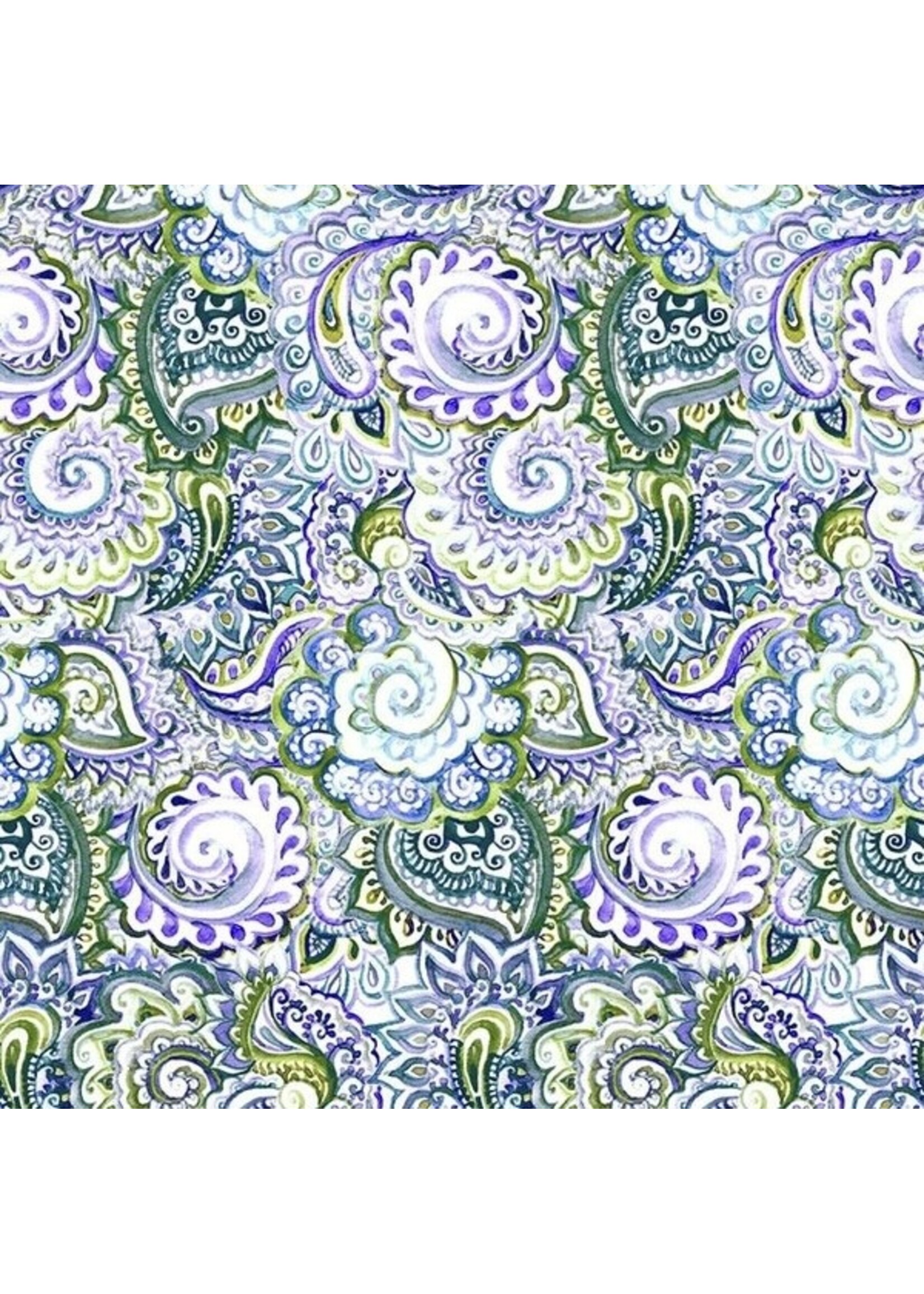 In The Beginning The Leah Collection - Paisley - Blue