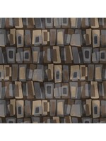 Blank Quilting Tessellations Twice - Rectangle - Brown