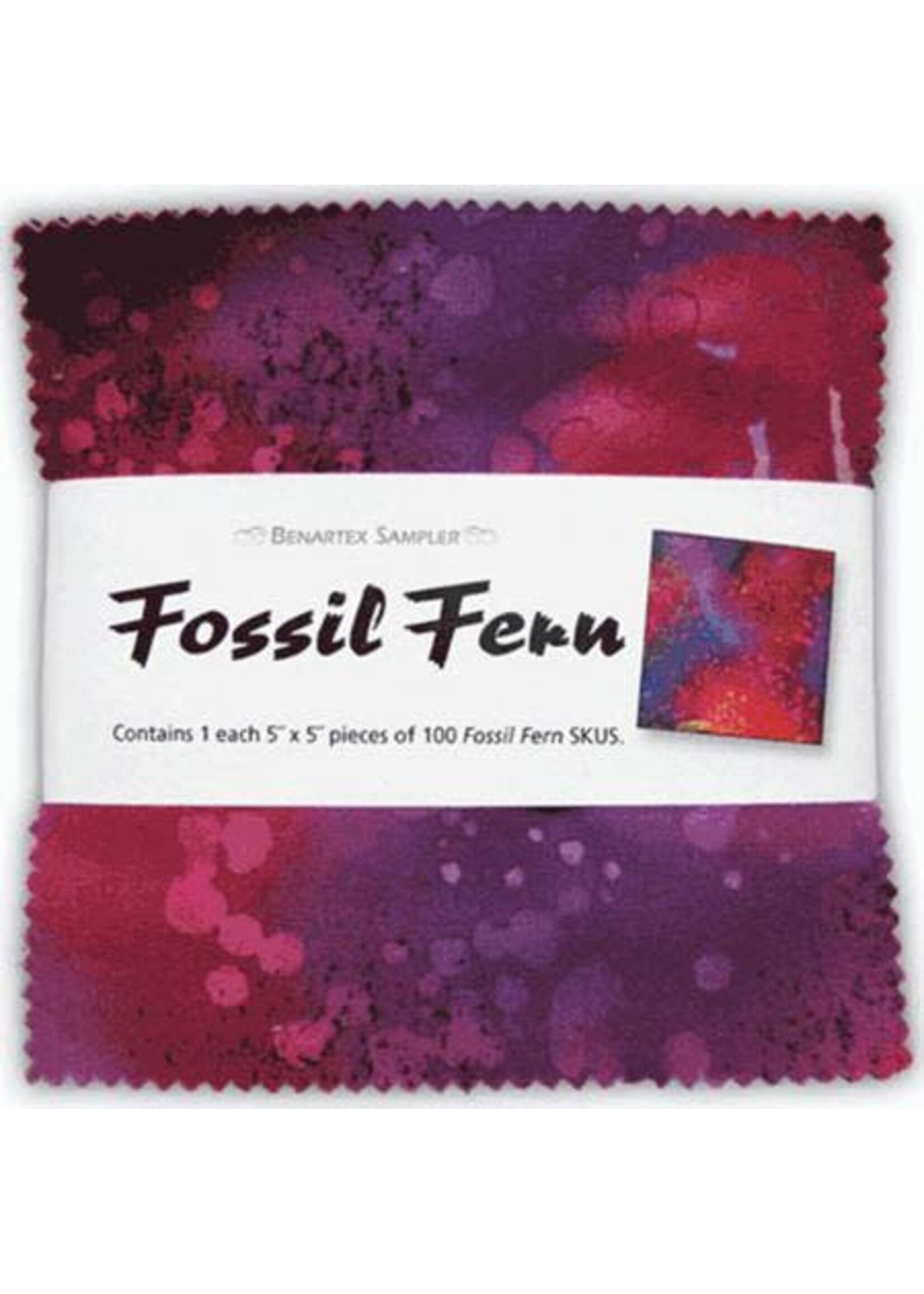 Benartex Studio Charmpack - Fossil Fern - 100 stuks - 5x5 inch