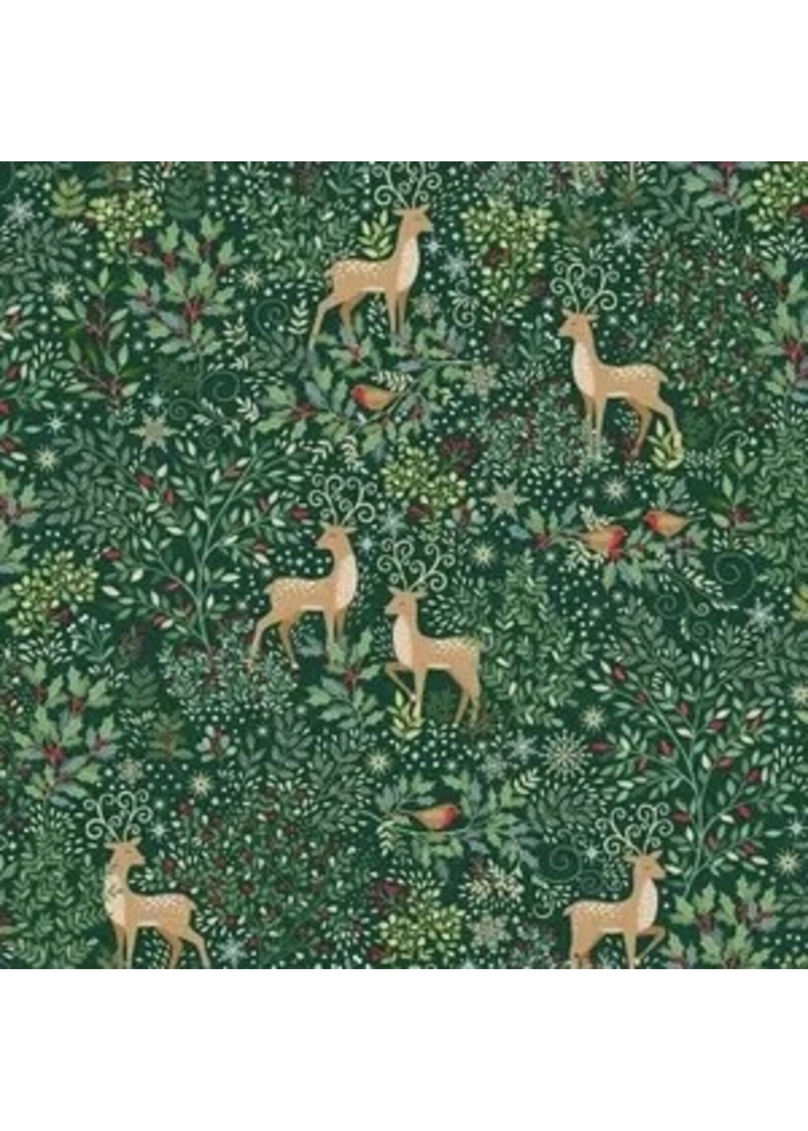 Makower Enchanted - Dasher - Green - 026G