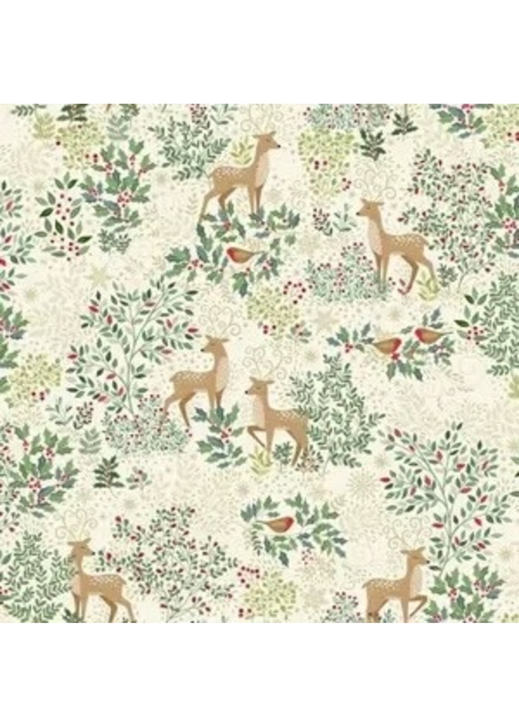 Makower Enchanted - Dasher - Cream - 026Q