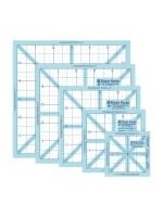 Riley Blake Designs Lori Holt - Trim-it Ruler - Set van 5 Squares - 2.5 inch, 3.5 inch, 4.5 inch, 5.5 inch, 6.5 inch