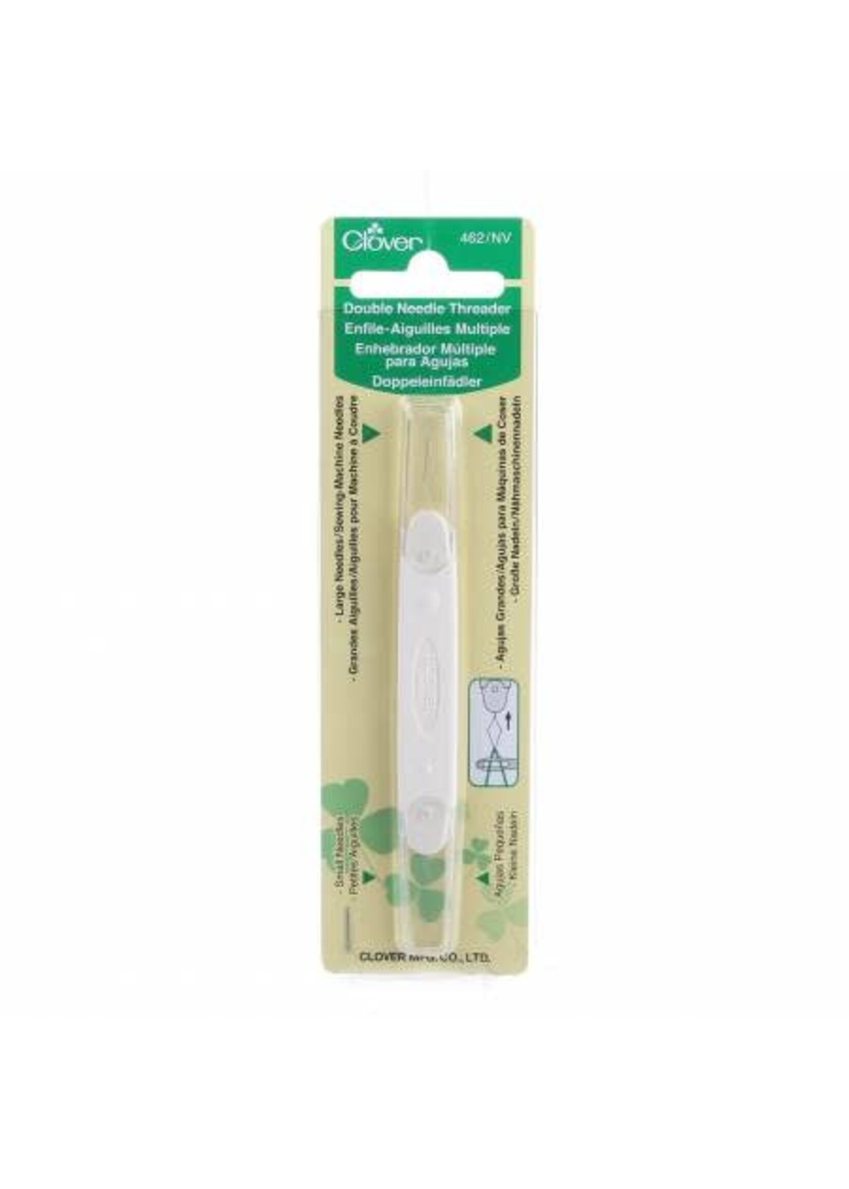 Clover Draaddoorhaler - Double Needle Threader - 462/NV