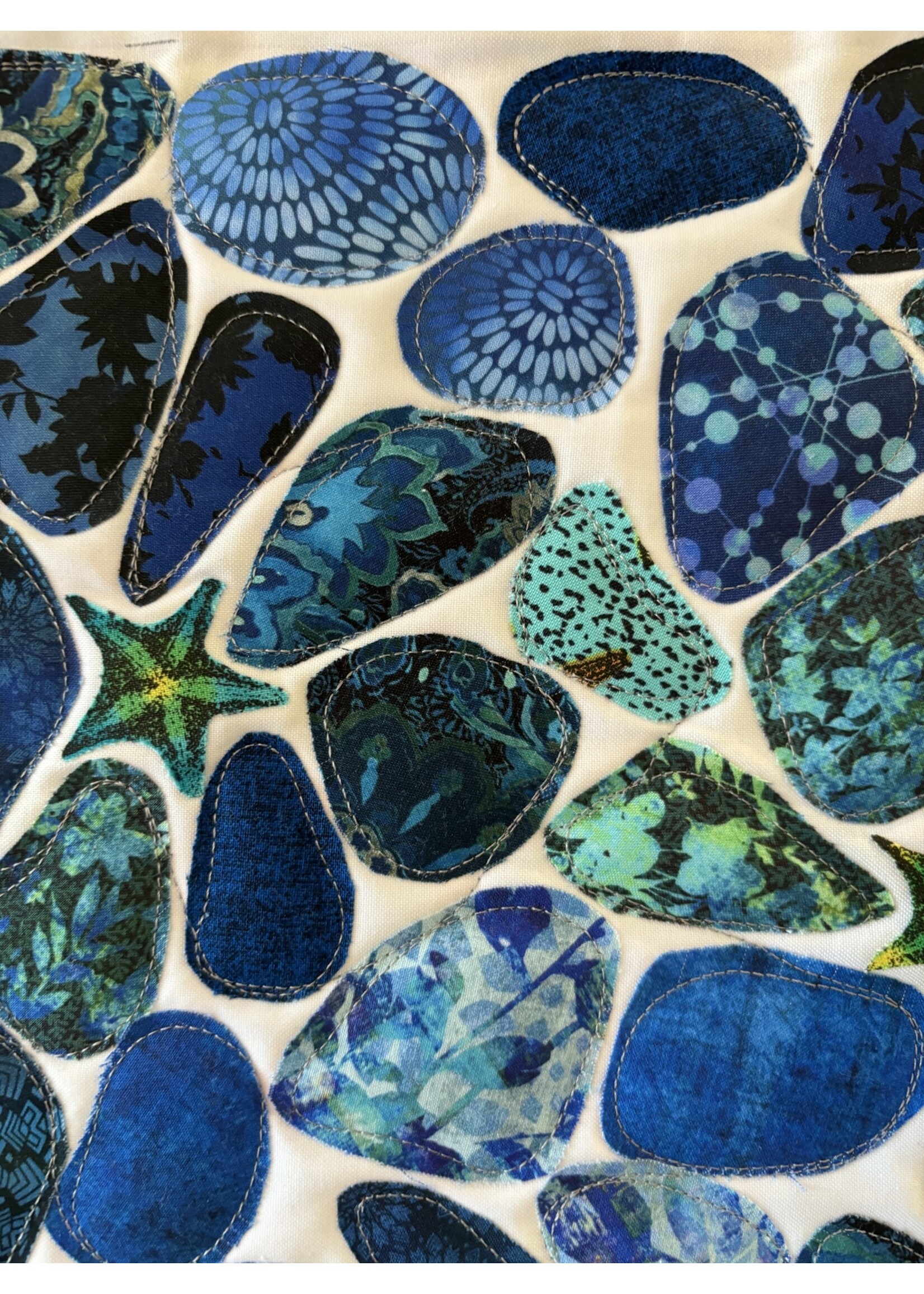 Stofpakket - Seaglass Zeester  - Inclusief Patroon.