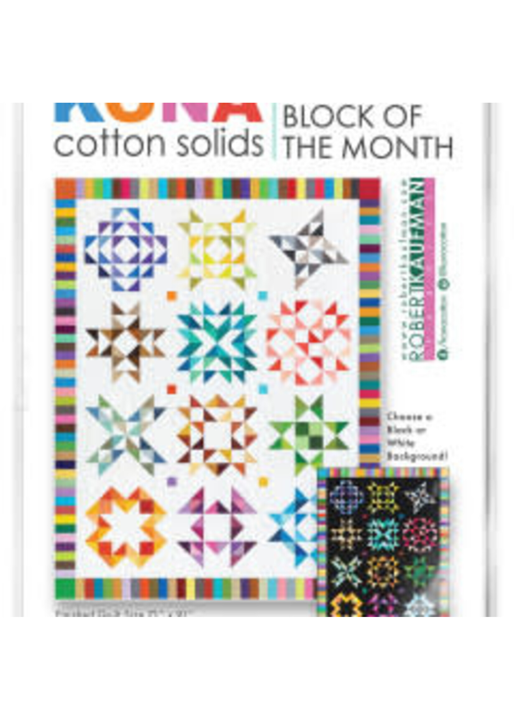 Block of the Month - Kona - Charmpack augustus