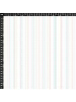 Figo Fabrics Dovetail - Stripe - White-Multi - 1101-213