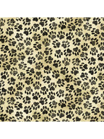 QT Fabrics For The Love Of Labs - Paw Prints - 30311-E